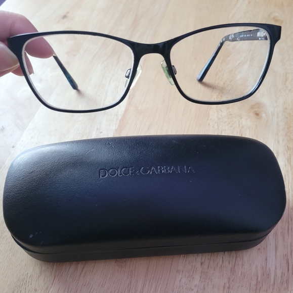 Dolce & Gabbana Rectangle/Square Eyeglass Frames - Picture 1 of 9